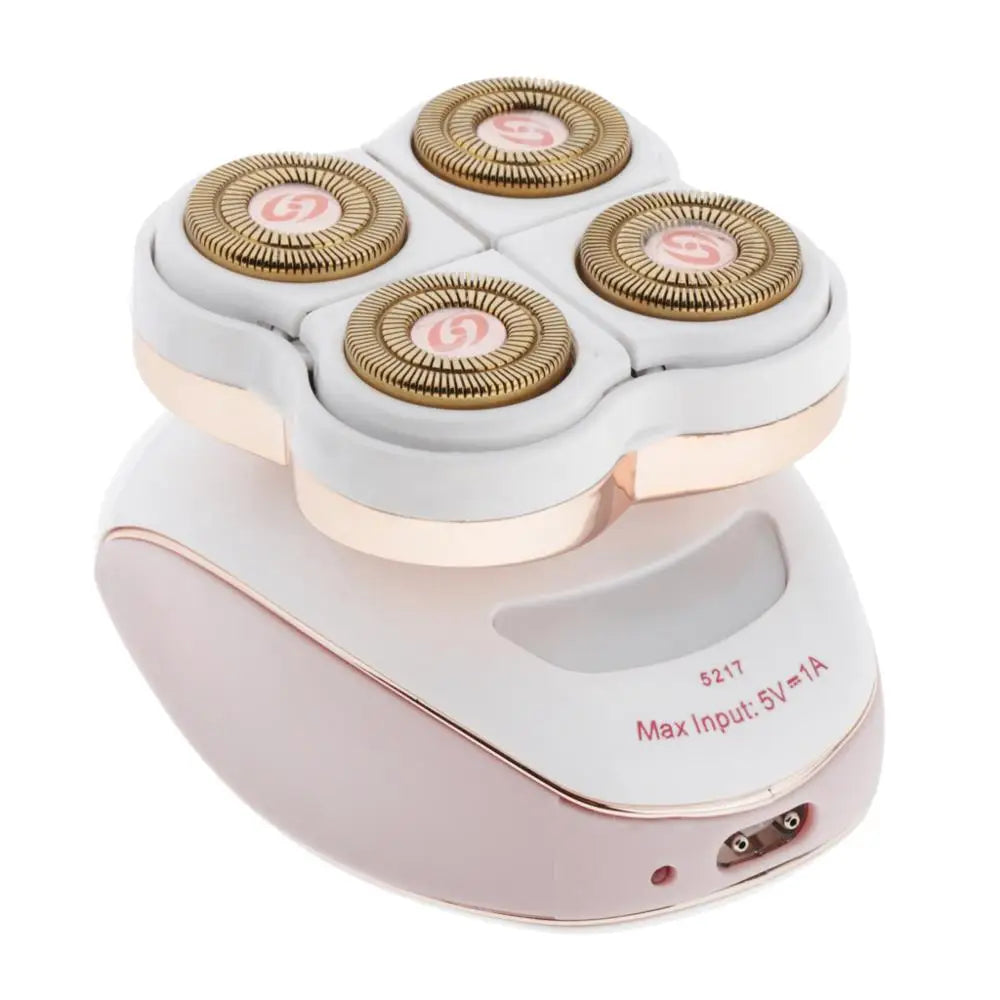 Women Ladies Shaver USB Rechargeable 5 in 1 Electric Shaver Floating Washable Shaver Personal Care Appliances Electric Shaver