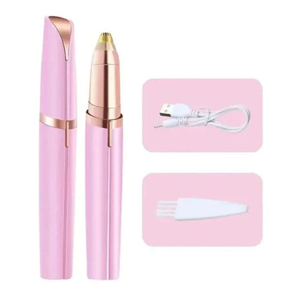 Electric Eyebrow Trimmer Electric Face Eyebrow Hair Trimmer Mini Portable Women Body Shaver Remover Blade Eye Rechargeable