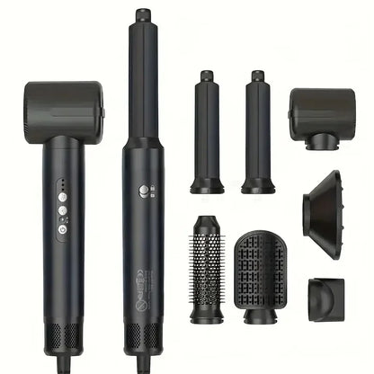 Tinsol 7 In 1 Hair Dryer Brush Brushless High Speed Hair Dryer with Diffuser Ionic Blow Dryer Hot Air Styling Comb Hair Curler